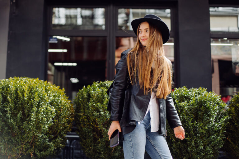 ioung pretty girl walks around the city smiling an 2023 11 27 05 03 12 utc